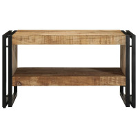 Produktbild för Soffbord 70x50x38 cm massivt grovt trä mango