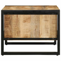 Produktbild för Soffbord 70x50x38 cm massivt grovt trä mango