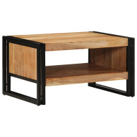 Produktbild för Soffbord 70x50x38 cm massivt trä akacia