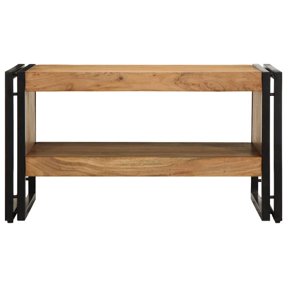Produktbild för Soffbord 70x50x38 cm massivt trä akacia
