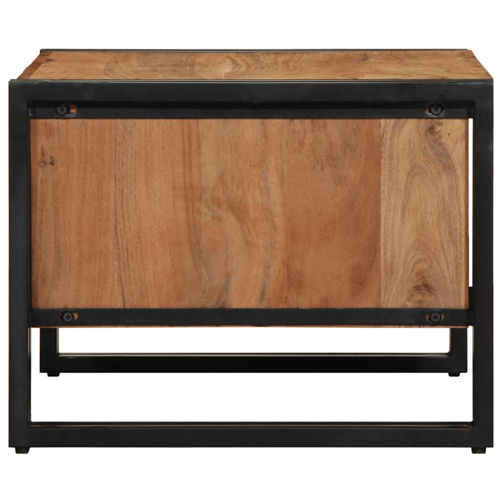 Produktbild för Soffbord 70x50x38 cm massivt trä akacia