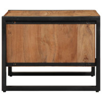 Produktbild för Soffbord 70x50x38 cm massivt trä akacia