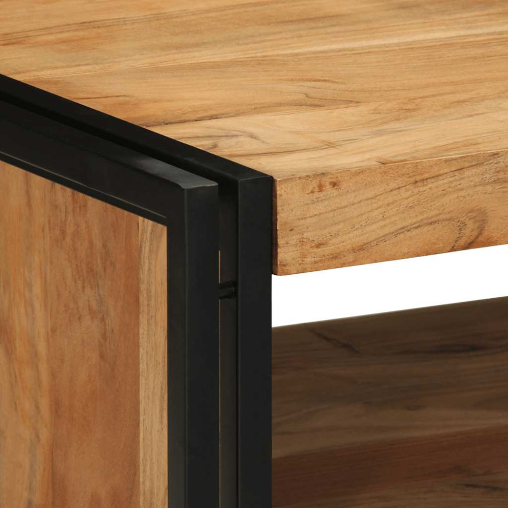 Produktbild för Soffbord 70x50x38 cm massivt trä akacia