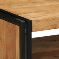 Produktbild för Soffbord 70x50x38 cm massivt trä akacia