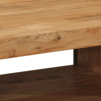 Produktbild för Soffbord 70x50x38 cm massivt trä akacia