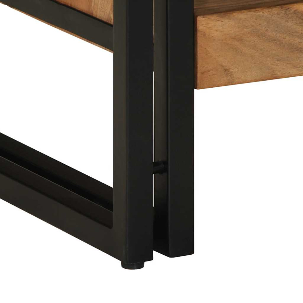 Produktbild för Soffbord 70x50x38 cm massivt trä akacia