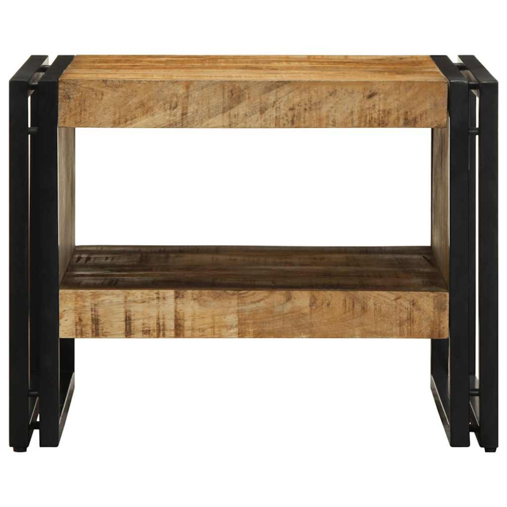 Produktbild för Soffbord 50x50x38 cm massivt grovt trä mango