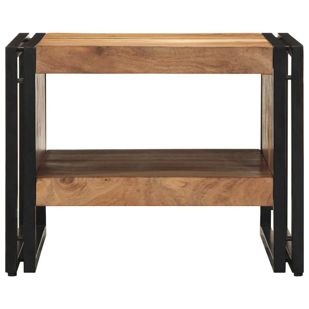 Produktbild för Soffbord 50x50x38 cm massivt trä akacia