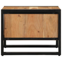 Produktbild för Soffbord 50x50x38 cm massivt trä akacia
