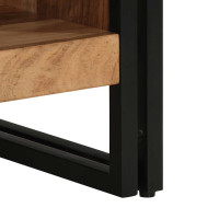 Produktbild för Soffbord 50x50x38 cm massivt trä akacia