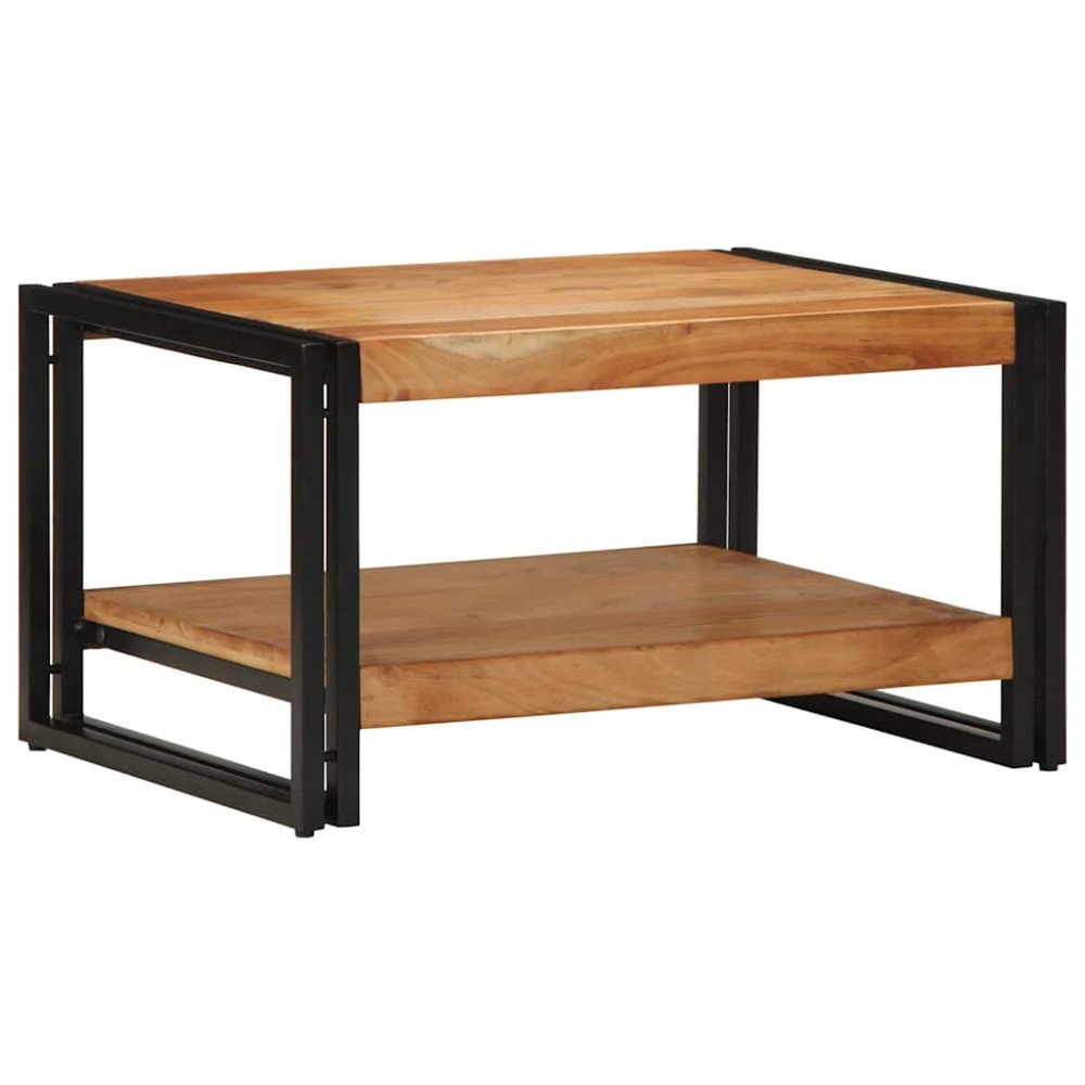 Produktbild för Soffbord 70x50x38 cm massivt trä akacia