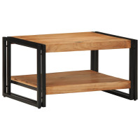 Produktbild för Soffbord 70x50x38 cm massivt trä akacia