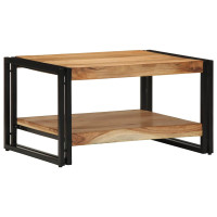 Produktbild för Soffbord 70x50x38 cm massivt trä akacia