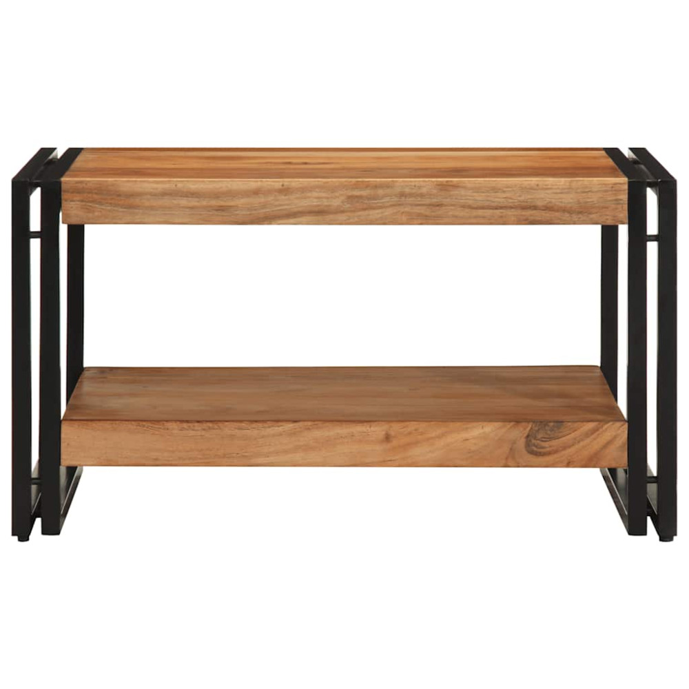 Produktbild för Soffbord 70x50x38 cm massivt trä akacia