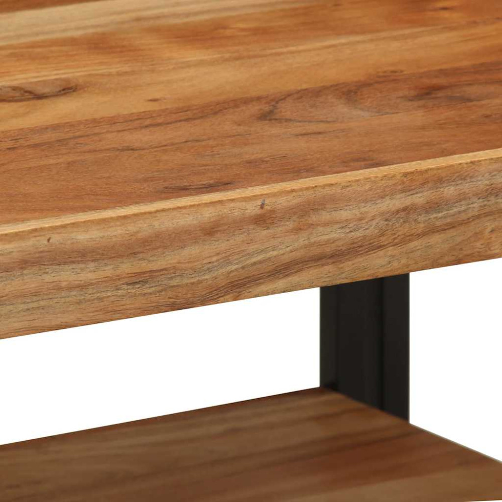 Produktbild för Soffbord 70x50x38 cm massivt trä akacia