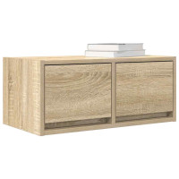 Produktbild för TV-bänkar 2 st Sonoma ek 60x31x25,5 cm konstruerat trä