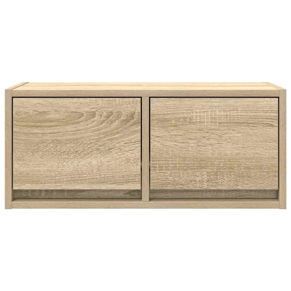 Produktbild för TV-bänkar 2 st Sonoma ek 60x31x25,5 cm konstruerat trä
