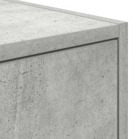 Produktbild för TV-bänkar 2 st betonggrå 60x31x25,5 cm konstruerat trä