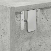 Produktbild för TV-bänkar 2 st betonggrå 60x31x25,5 cm konstruerat trä