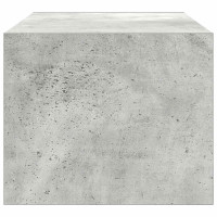 Produktbild för TV-bänkar 2 st betonggrå 60x31x25,5 cm konstruerat trä