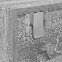 Produktbild för TV-bänkar 2 st grå Sonoma 60x31x25,5 cm konstruerat trä