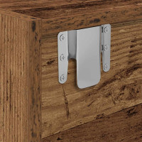 Produktbild för TV-bänkar 2 st gammalt trä 60x31x25,5 cm konstruerat trä