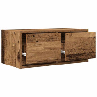 Produktbild för TV-bänkar 2 st gammalt trä 60x31x25,5 cm konstruerat trä