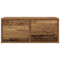 Produktbild för TV-bänkar 2 st gammalt trä 60x31x25,5 cm konstruerat trä
