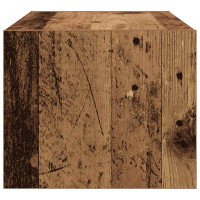Produktbild för TV-bänkar 2 st gammalt trä 60x31x25,5 cm konstruerat trä