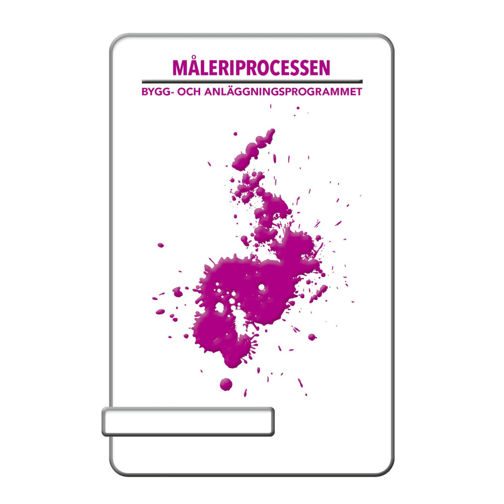 Produktbild för Måleriprocessen (bok, spiral)