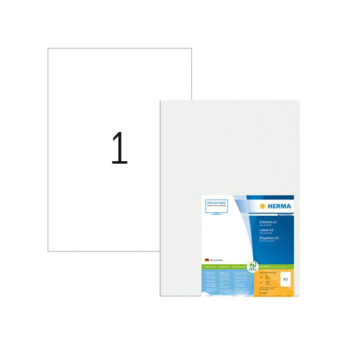 HERMA Etikett HERMA Premium A3 420x297mm100/fp