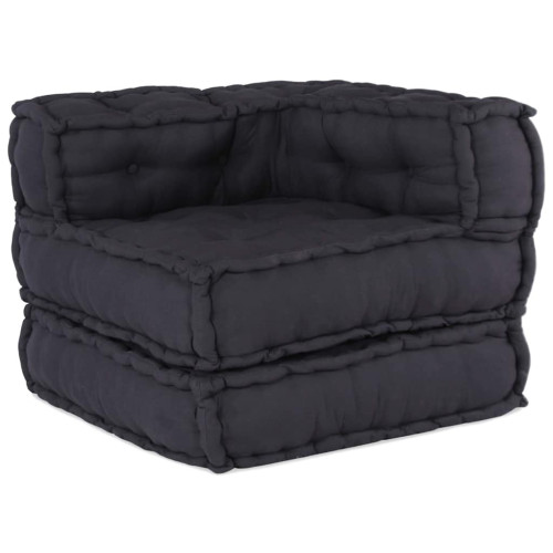 vidaXL Modulär soffa antracit 70x70x54 tyg