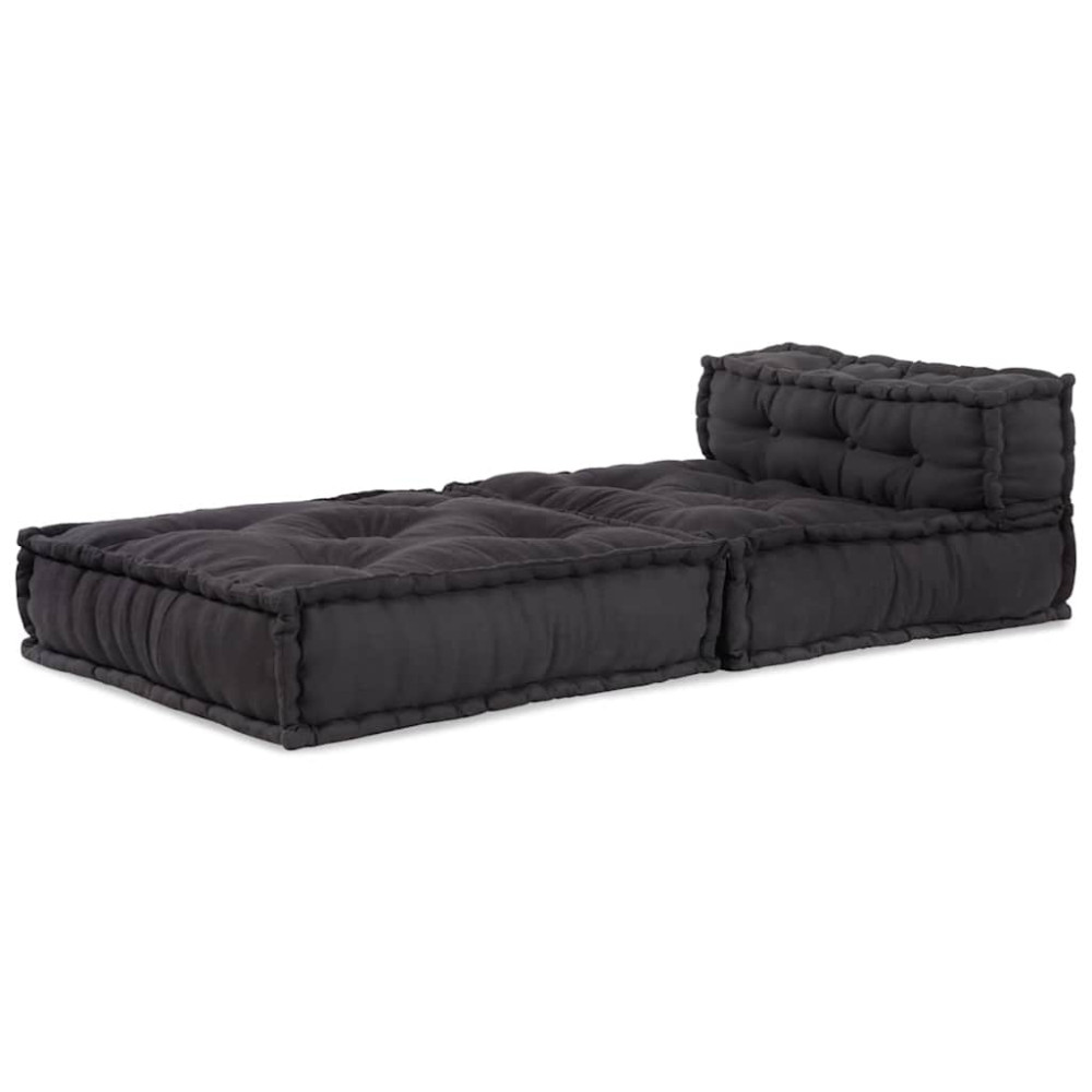 Produktbild för Modulär soffa antracit 70x70x54 tyg