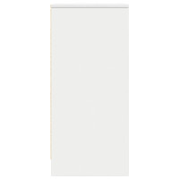 Produktbild för Skänk vit 29,5x34x76 cm konstruerat trä