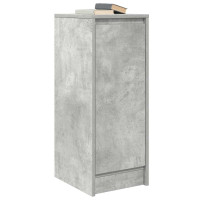 Produktbild för Skänk betong grå 29,5x34x76 cm konstruerat trä
