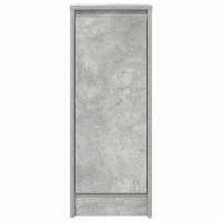 Produktbild för Skänk betong grå 29,5x34x76 cm konstruerat trä