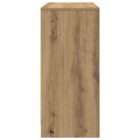 Produktbild för Skänk hantverksmässig ek 85x34x76 cm konstruerat trä