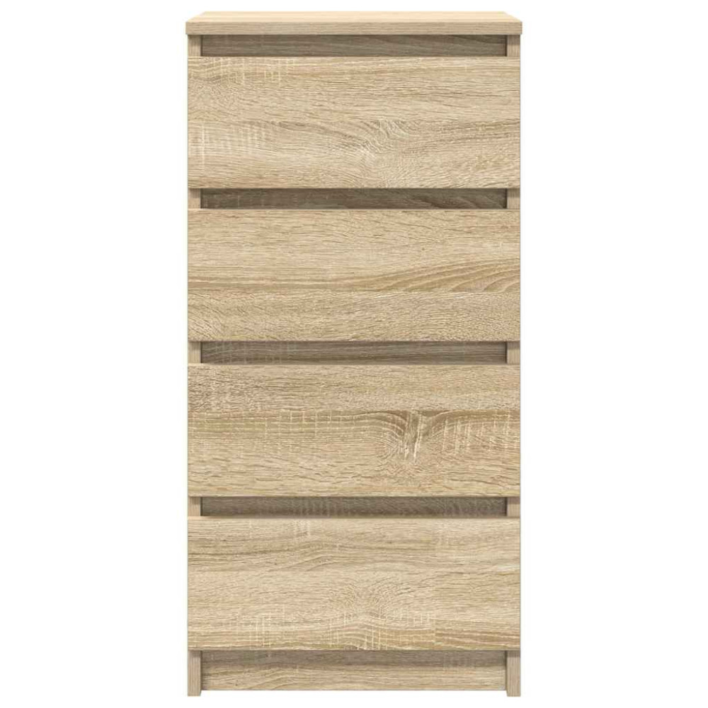 Produktbild för Skänk Sonoma ek 37,5x35x76 cm konstruerat trä