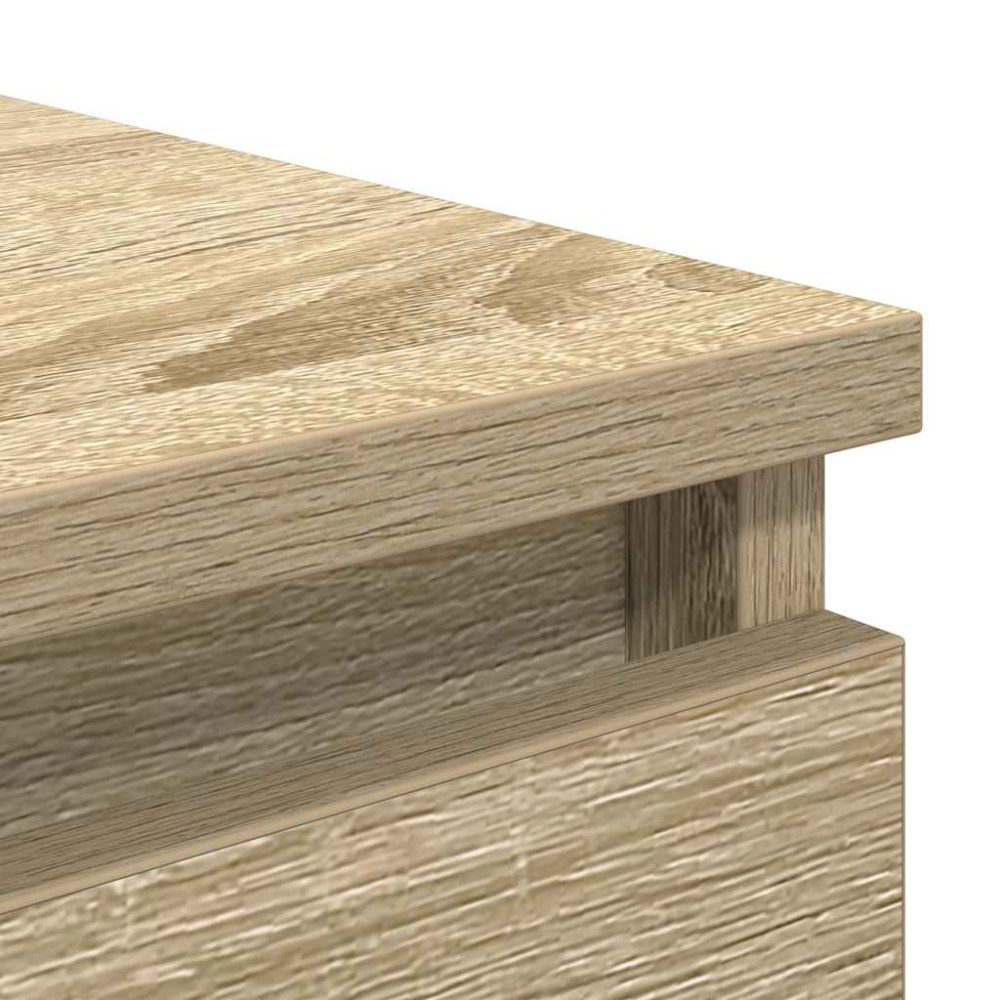 Produktbild för Skänk Sonoma ek 37,5x35x76 cm konstruerat trä