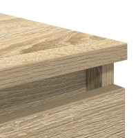 Produktbild för Skänk Sonoma ek 37,5x35x76 cm konstruerat trä