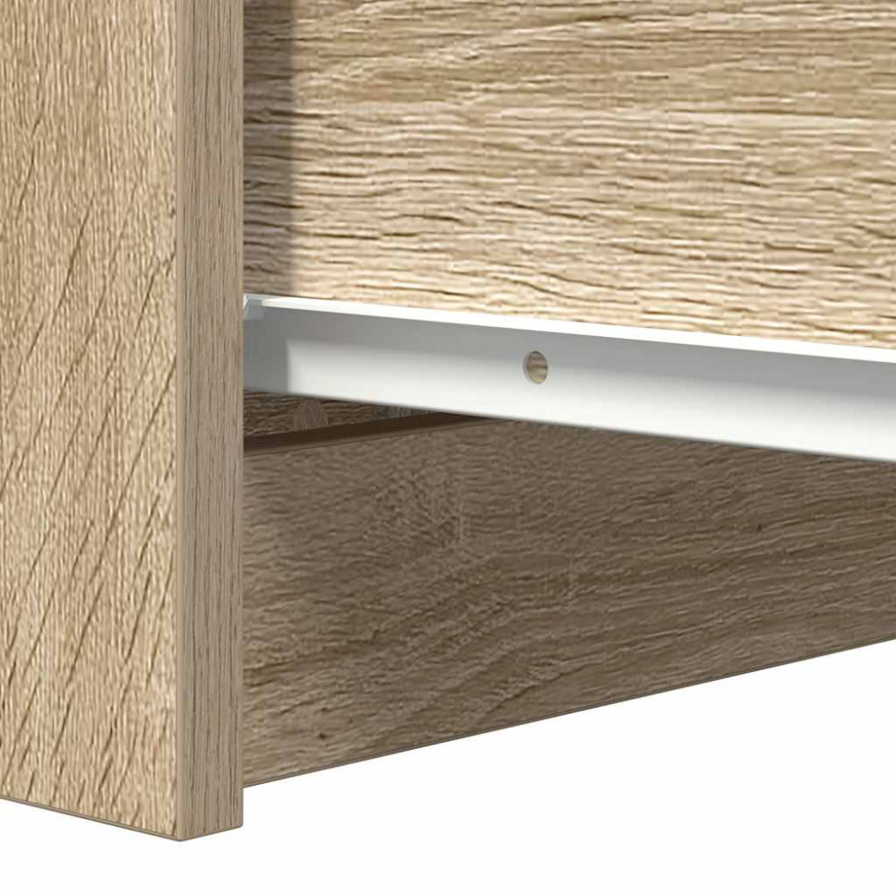 Produktbild för Skänk Sonoma ek 37,5x35x76 cm konstruerat trä