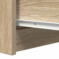 Produktbild för Skänk Sonoma ek 37,5x35x76 cm konstruerat trä