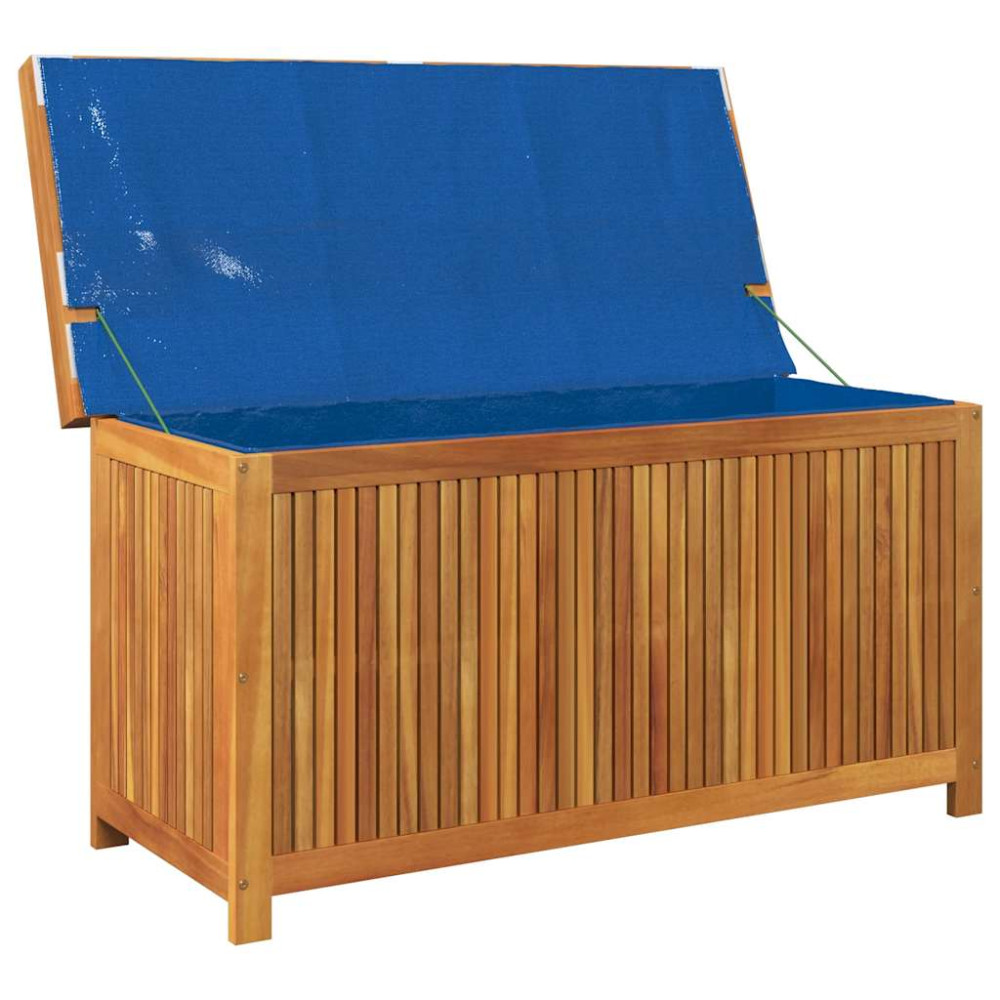Produktbild för Kuddlåda utomhus 113x50x60,5 cm massivt trä akacia