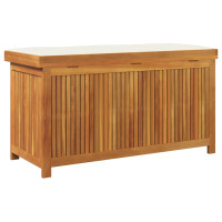 Produktbild för Kuddlåda utomhus 113x50x60,5 cm massivt trä akacia