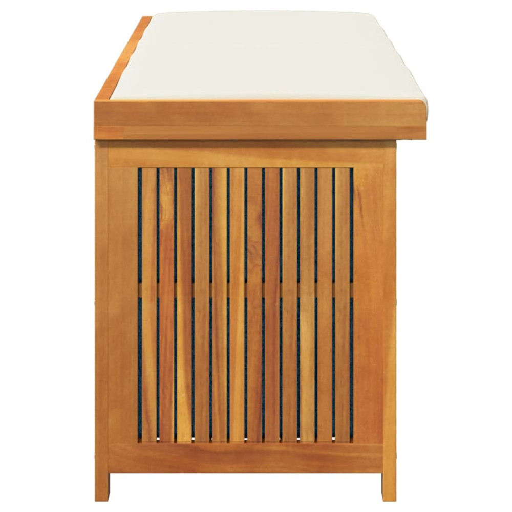 Produktbild för Kuddlåda utomhus 150x50x60,5 cm massivt trä akacia