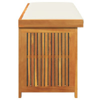 Produktbild för Kuddlåda utomhus 150x50x60,5 cm massivt trä akacia