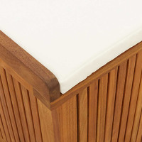 Produktbild för Kuddlåda utomhus 150x50x60,5 cm massivt trä akacia