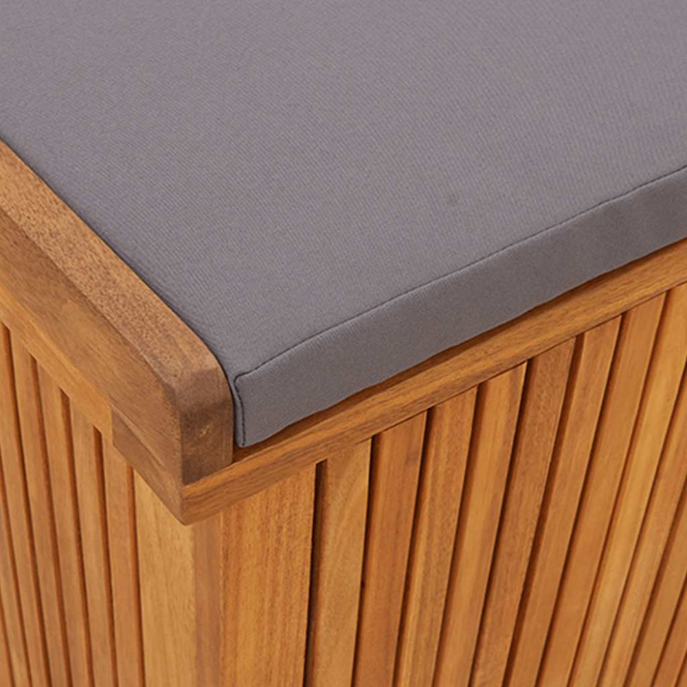 Produktbild för Kuddlåda utomhus 150x50x60,5 cm massivt trä akacia