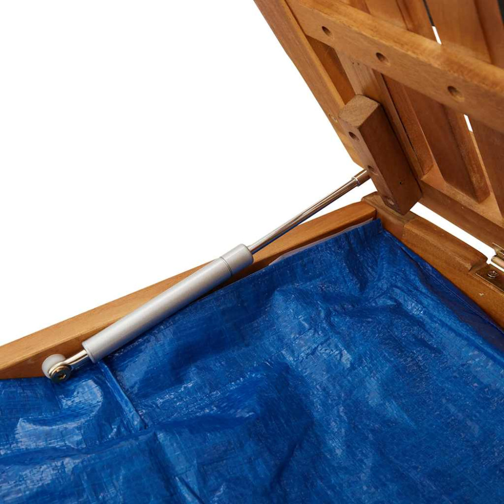 Produktbild för Kuddlåda utomhus 150x50x60,5 cm massivt trä akacia
