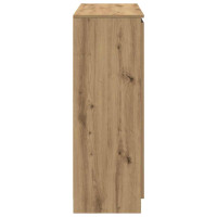 Produktbild för Skänk med lådor hantverksmässig ek 100,5x35x98,5 cm